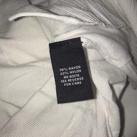 Premise Studios Blank White Ribbed Open Cardigan - Picture 7 of 8